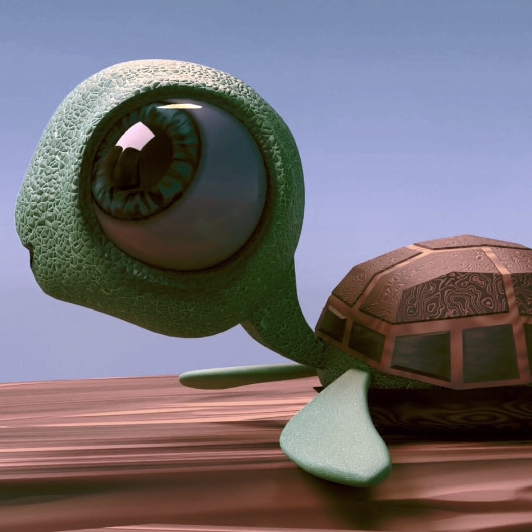 Baby Turtle - Process and Final Render