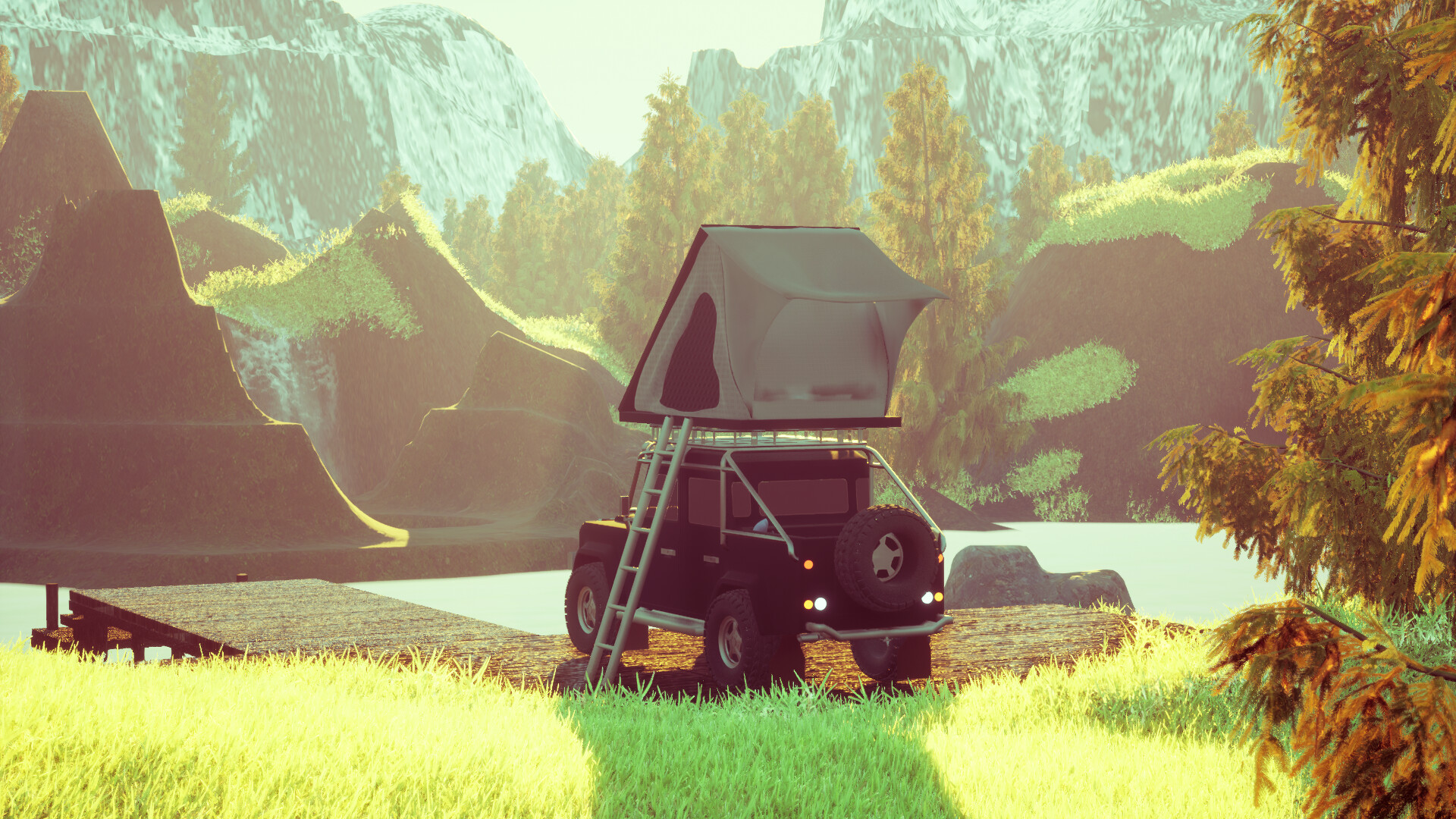 Defender 110 - Vehicle and Environment