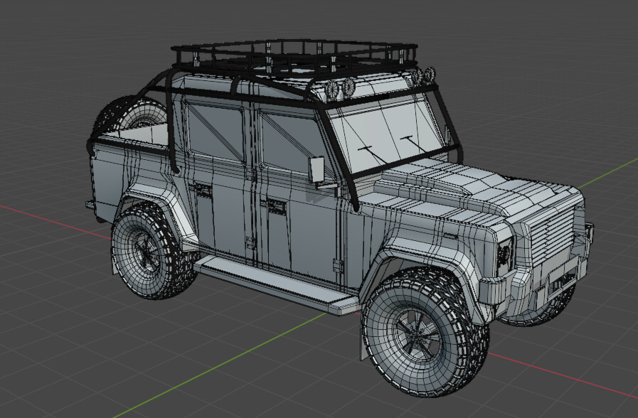 Defender 110 - Vehicle and Environment