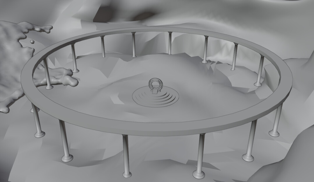 Energy ring - Sci-Fi environment