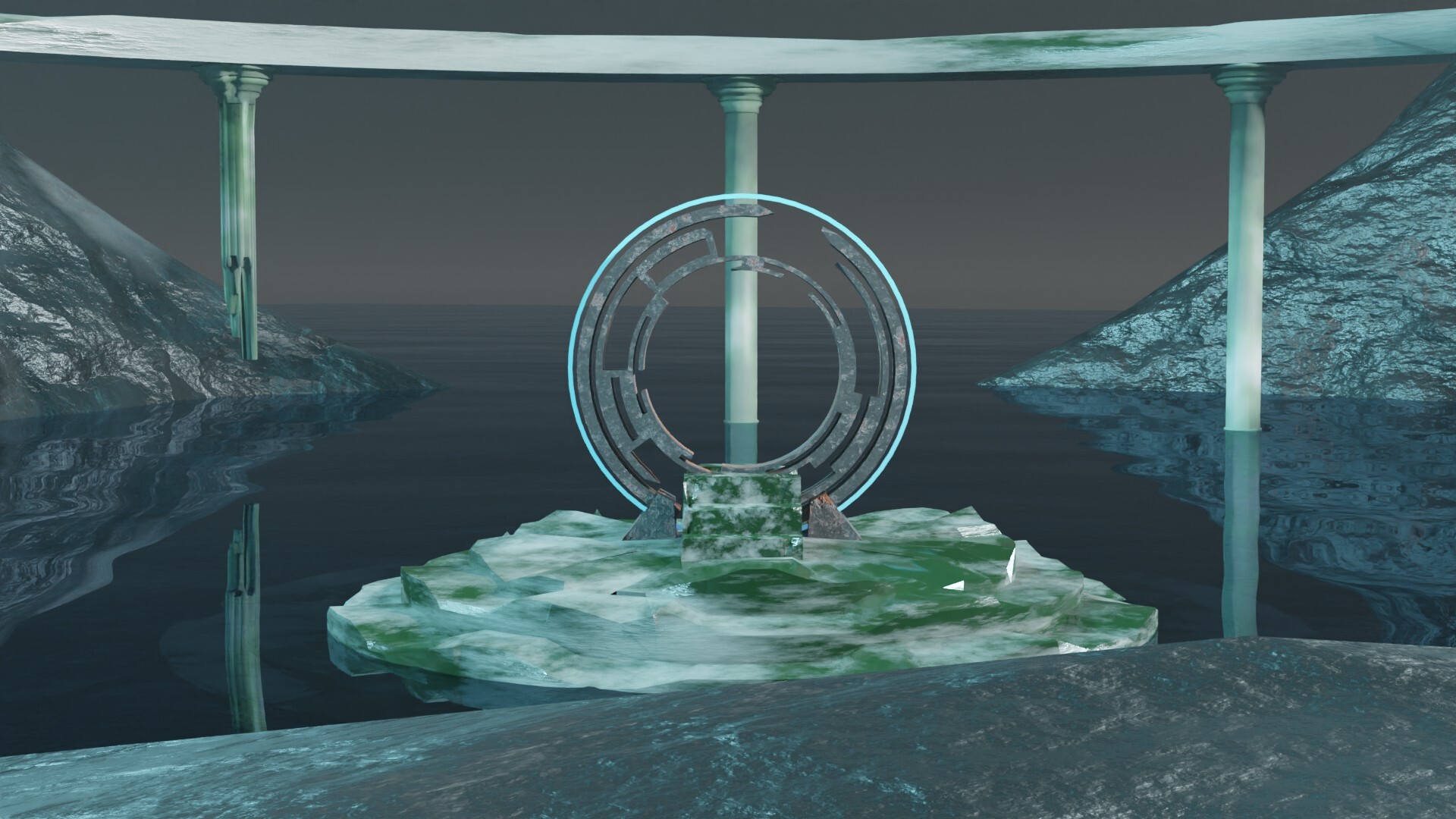 Energy ring - Sci-Fi environment